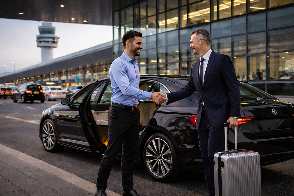 Airport transfer service AIRPORT DRIVER Czechia – comfortable travel to Vienna Airport