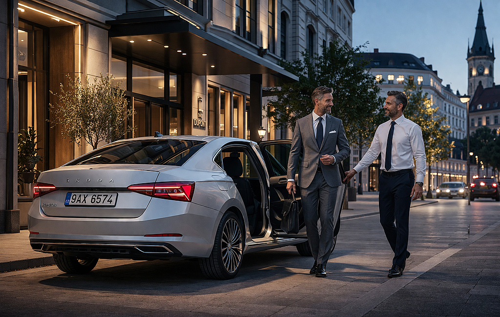 Klient využívající osobní přepravu AIRPORT DRIVER Czechia